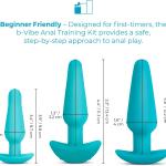 B-vibe rechargeable anal training and education butt plug set