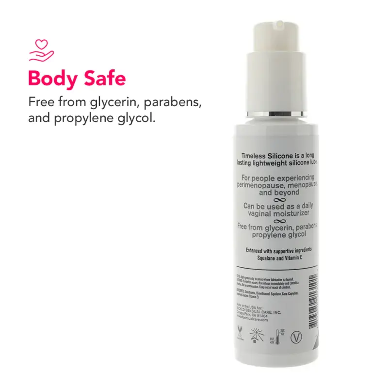 Simply Timeless for Menopause Silicone Lube 4oz/120ml